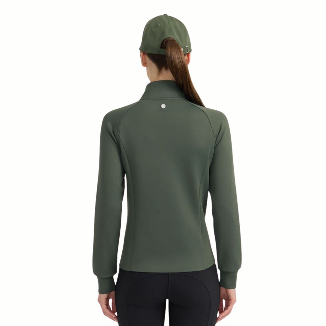 HARCOUR Felpa Tecnica Donna Full Zip Clotilde Verde 3000450072432 CLOVER 