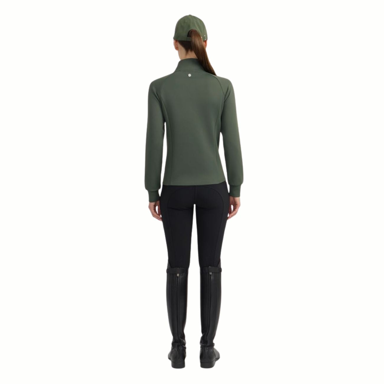HARCOUR Felpa Tecnica Donna Full Zip Clotilde Verde 3000450072432 CLOVER 