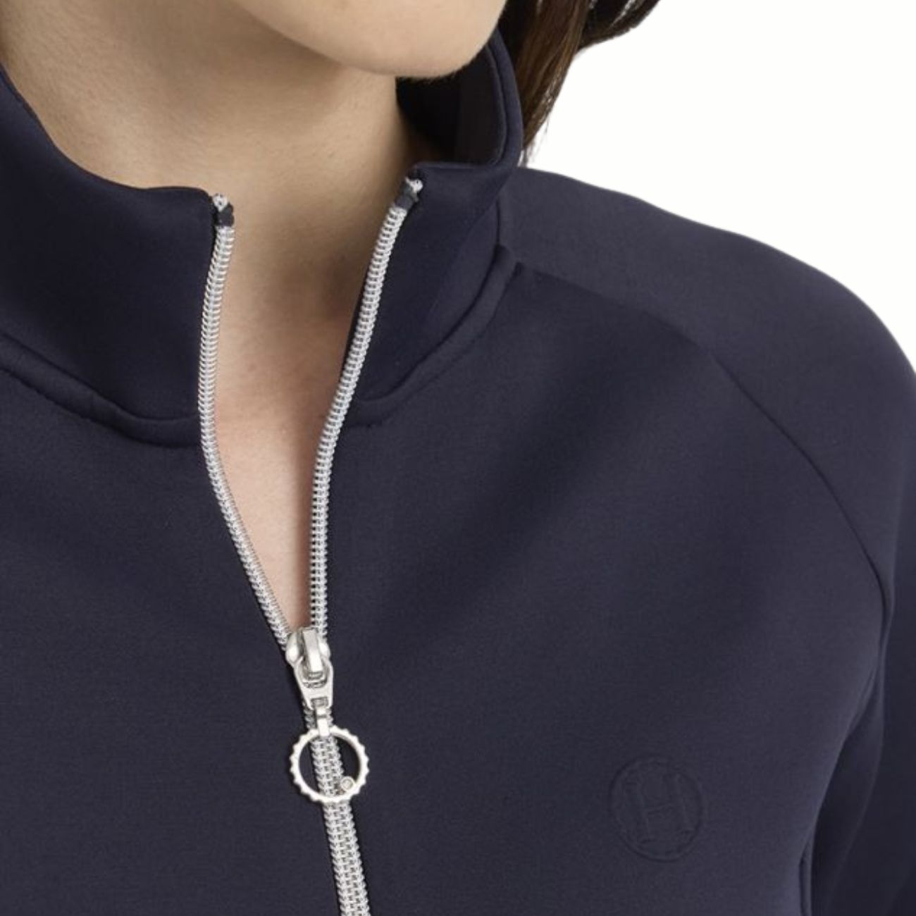 HARCOUR Felpa Tecnica Donna Full Zip Clotilde Blu 3000450072432 NAVY 