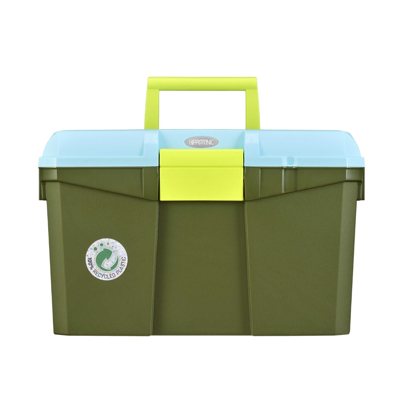 HIPPO-TONIC Bauletto Grooming Box Hippo-Tonic Kaki/Azzurro 700004 912KHAKI/SKYBLUE 