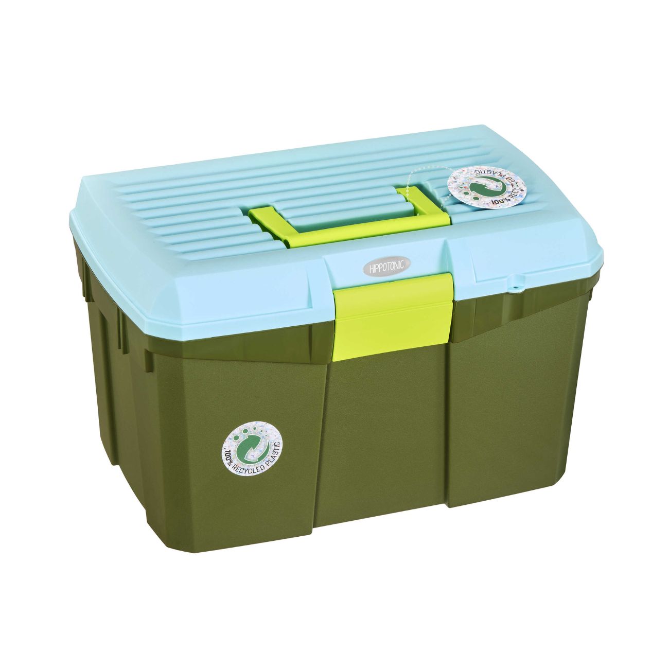 HIPPO-TONIC Bauletto Grooming Box Hippo-Tonic Kaki/Azzurro 700004 912KHAKI/SKYBLUE 