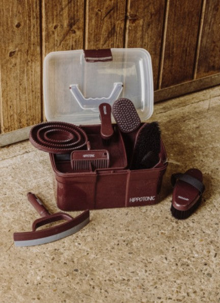 HIPPO-TONIC HIPPO-TONIC KID GROOMING BOX GLITTER Rosso BAULETTI E BEAUTY 700044 133BURGUNDY 