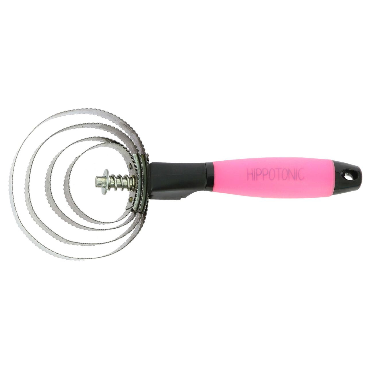 HIPPO-TONIC Striglia Metallica Tonda Hippo-Tonic Rosa 700074 032FUCHSIA 
