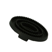 HIPPO-TONIC HIPPO-TONIC OVAL RUBBER CURRYCOMB Nero SPAZZOLE E PULIZIA CAVALLO 700076 002BLACK 