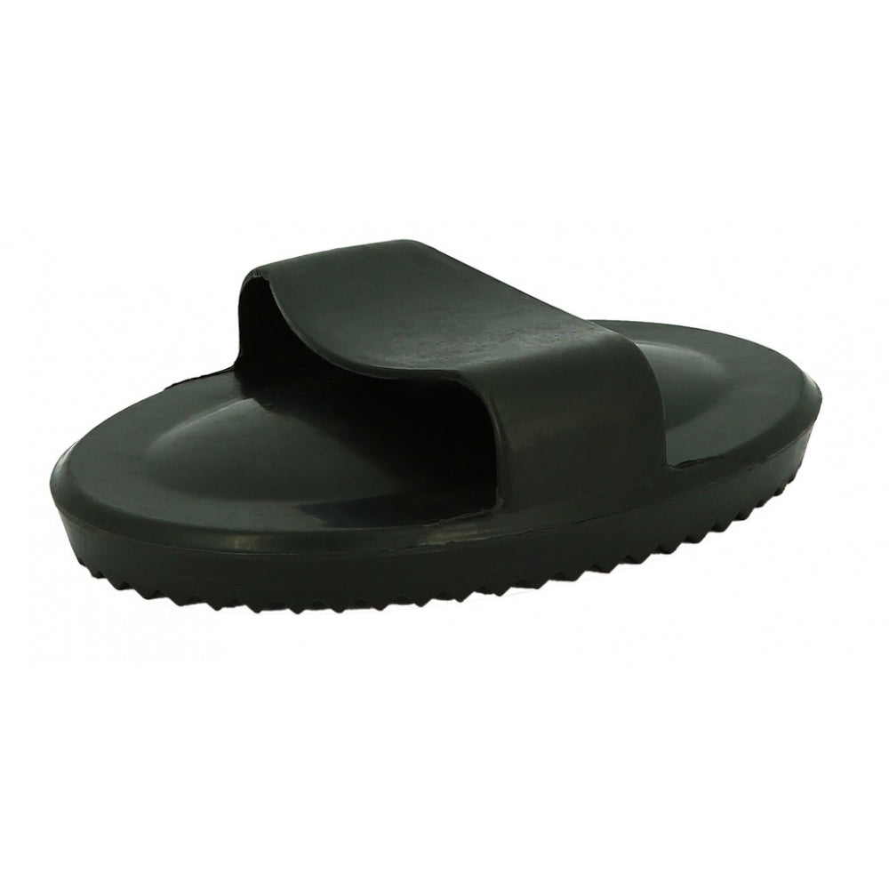 HIPPO-TONIC HIPPO-TONIC OVAL RUBBER CURRYCOMB Nero SPAZZOLE E PULIZIA CAVALLO 700076 002BLACK 