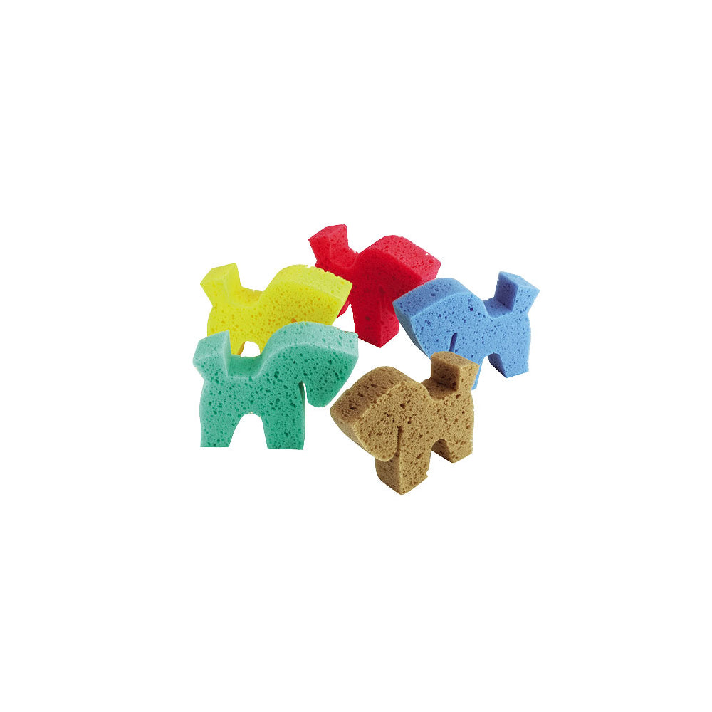 HIPPO-TONIC HIPPO-TONIC SPONGES HORSE SHAPE SETX5 HIPPO TONIC Multicolor ATTREZZATURE PULIZIA BOX 700192 MULTI 