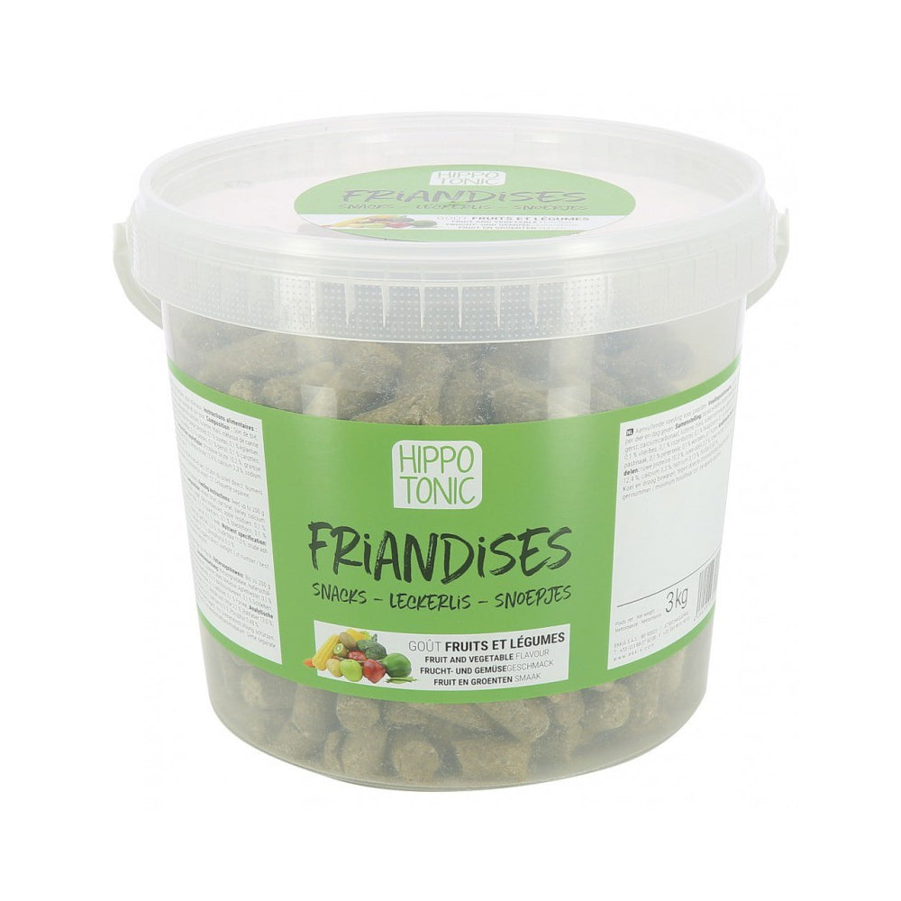 HIPPO-TONIC HIPPO-TONIC HORSE TREATS FRUIT&VEG. 3KG BISCOTTI E DOLCETTI 713006300 FRUIT&VEG 