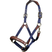 HKM SPORT EQUIPMENT Capezza In Pelle E Nylon Luna HKM Blu 12742 6924DEEPBLUE/BROWN 