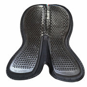 HORSENA HORSENA HORSENA SHAPED WITHERS HALF PAD w/HD-18 foam padding abd 8 mm gel insert-JUMPING SHAPE Steel/black Jumping HR101510102 STEEL/BLACK 