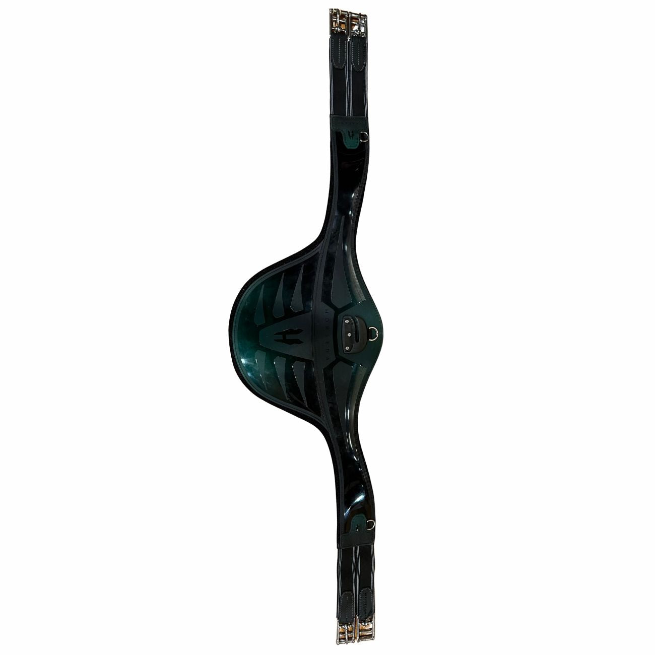 HORSENA HORSENA FREEMOVE STUD GUARD GIRTH W/carbon fiber safety hook Forest green/ black HR104000102 FORESTGREEN/BLACK 