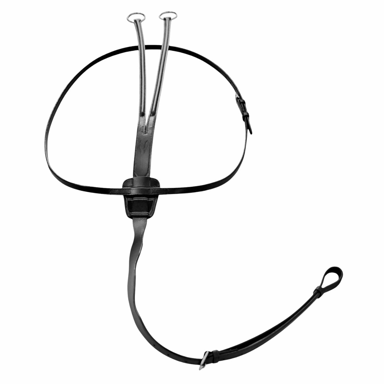 HORSENA HORSENA MARTINGALA MOD."RUNNING" CON INNOVATIVO SISTEMA DI REGOLAZIONE ELASTICA BLACK HR10650 BLACK 
