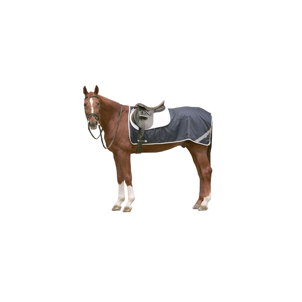 HORSEWARE Coprireni Rambo Exercise Sheet Horseware 09HOAGAA01 NAVY/SILVE 