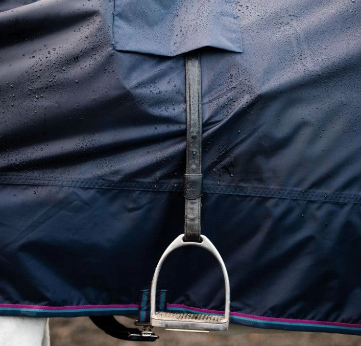 HORSEWARE Coperta da Passeggio Impermeabile Con Collo  Mack In a Sack Navy/Burgundy/Blu 09HOAGAM30 NAVY BURGUNDY BLUE NAVY 