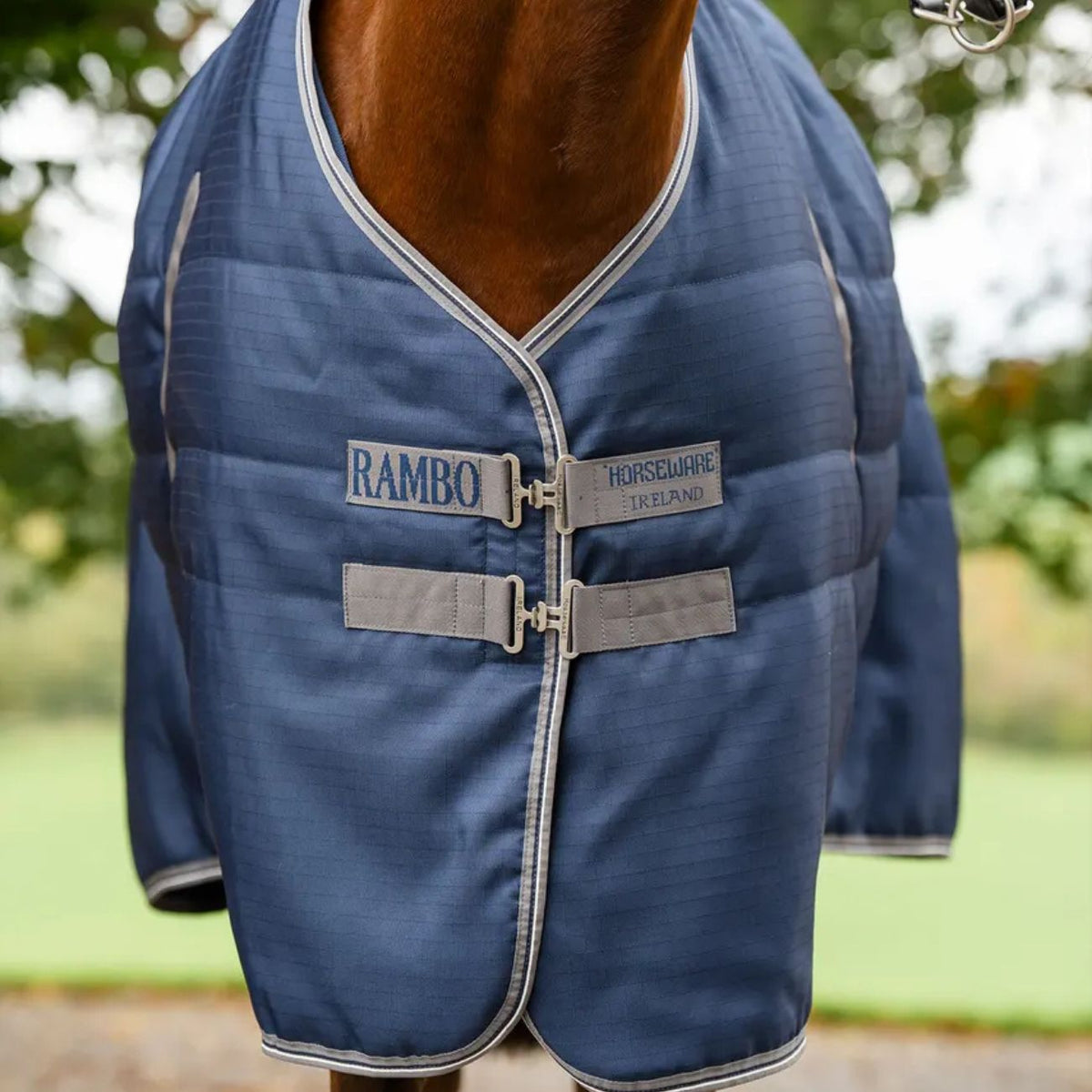 HORSEWARE Coperta Da Box Rambo Stable Rug 100gr AAB001 NAVY/GREY 