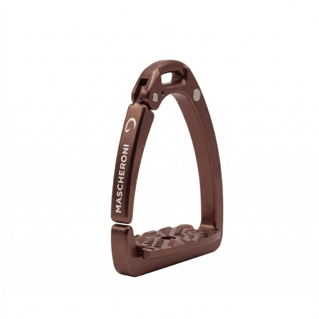 MASCHERONI SELLERIA Staffe Di Sicurezza Olympia Con Logo Mascheroni Marrone IRO BROWN 