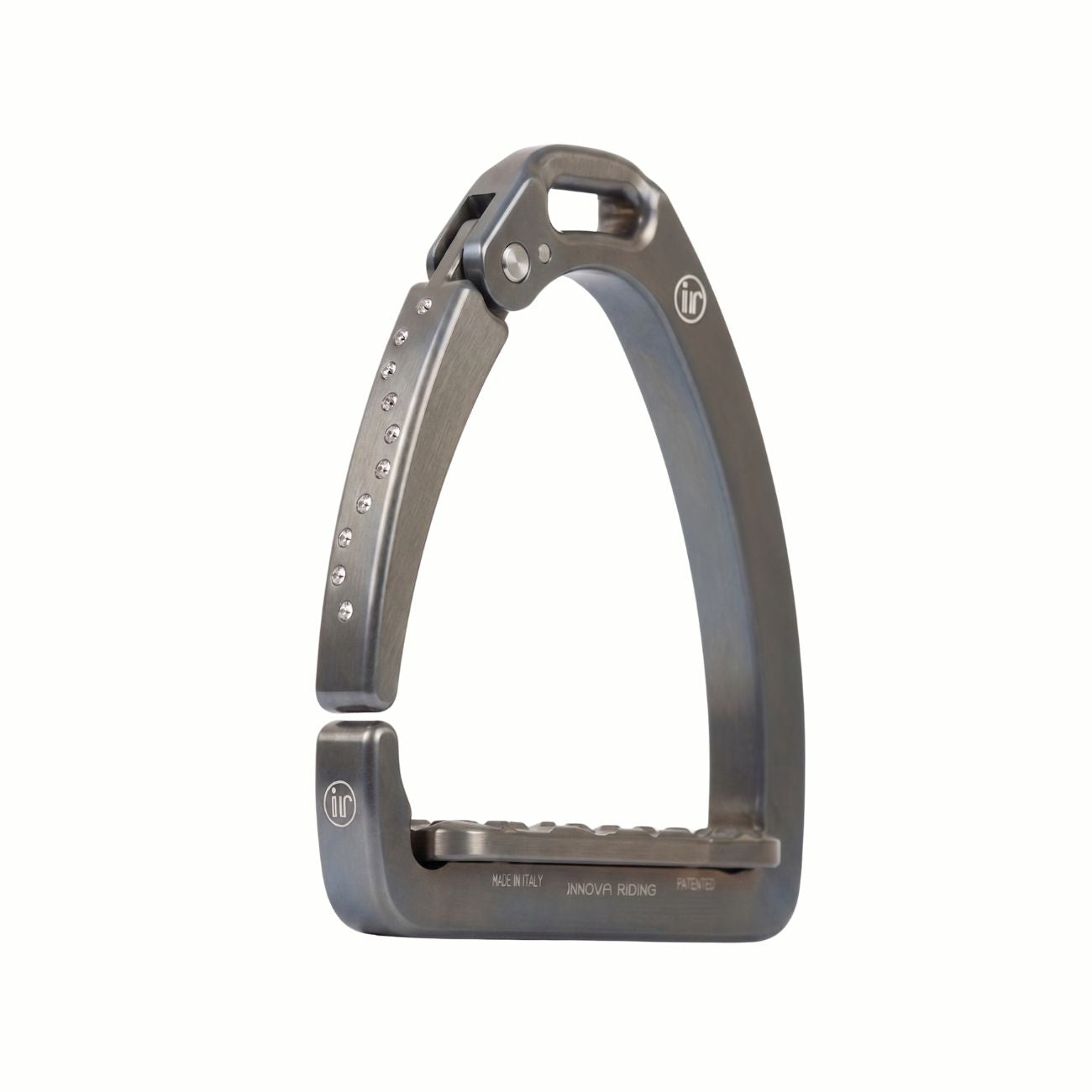 INNOVA RIDING Staffe Di Sicurezza Olympia Titanio Con Swarovski IRSWO TITANIUM/CRYSTAL 