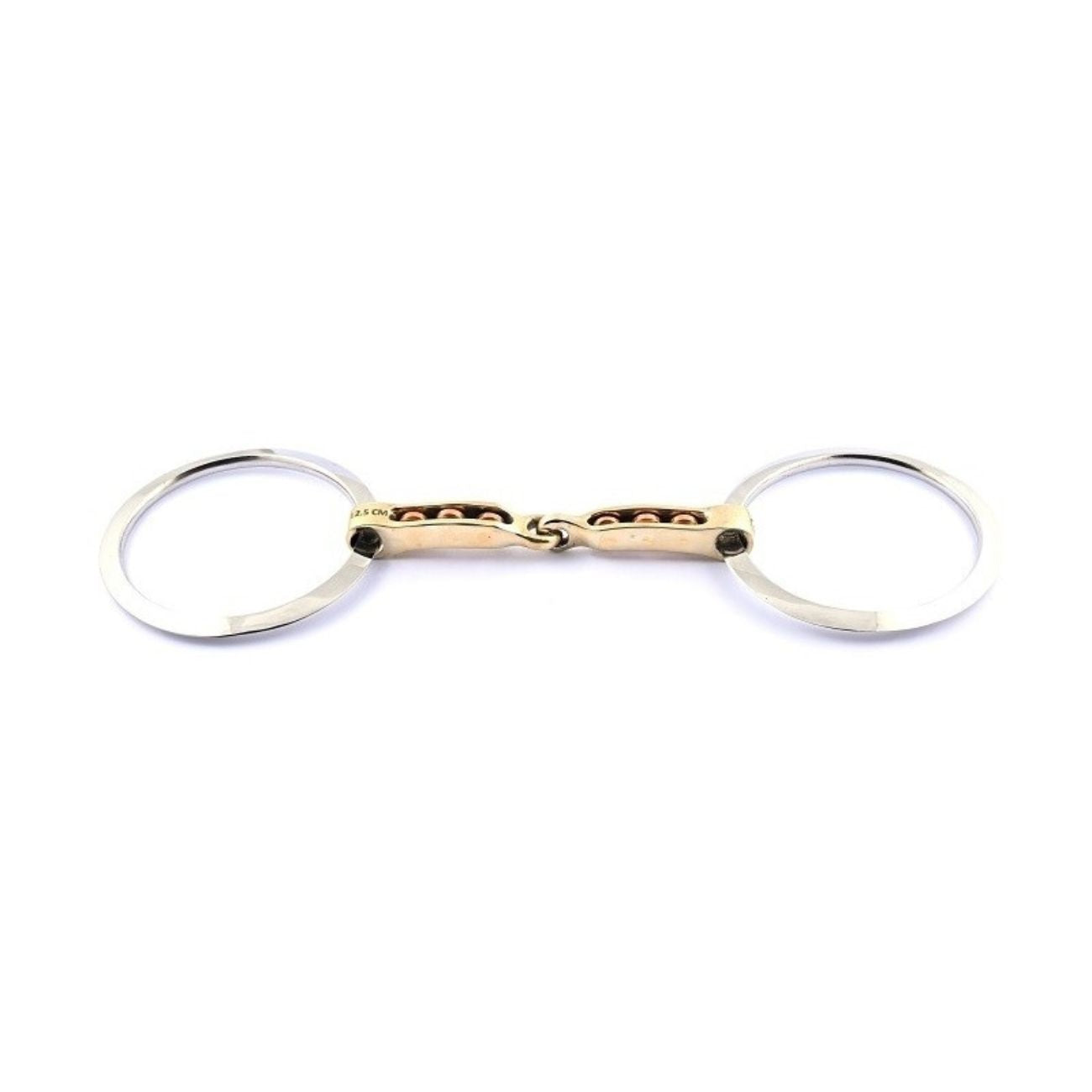 JUMP'IN Filetto Ad Anelli Spezzato In Due Con Anelli Piatti E Con Canna Con Rulli In Rame Jump'In 09JU0016 RAME 