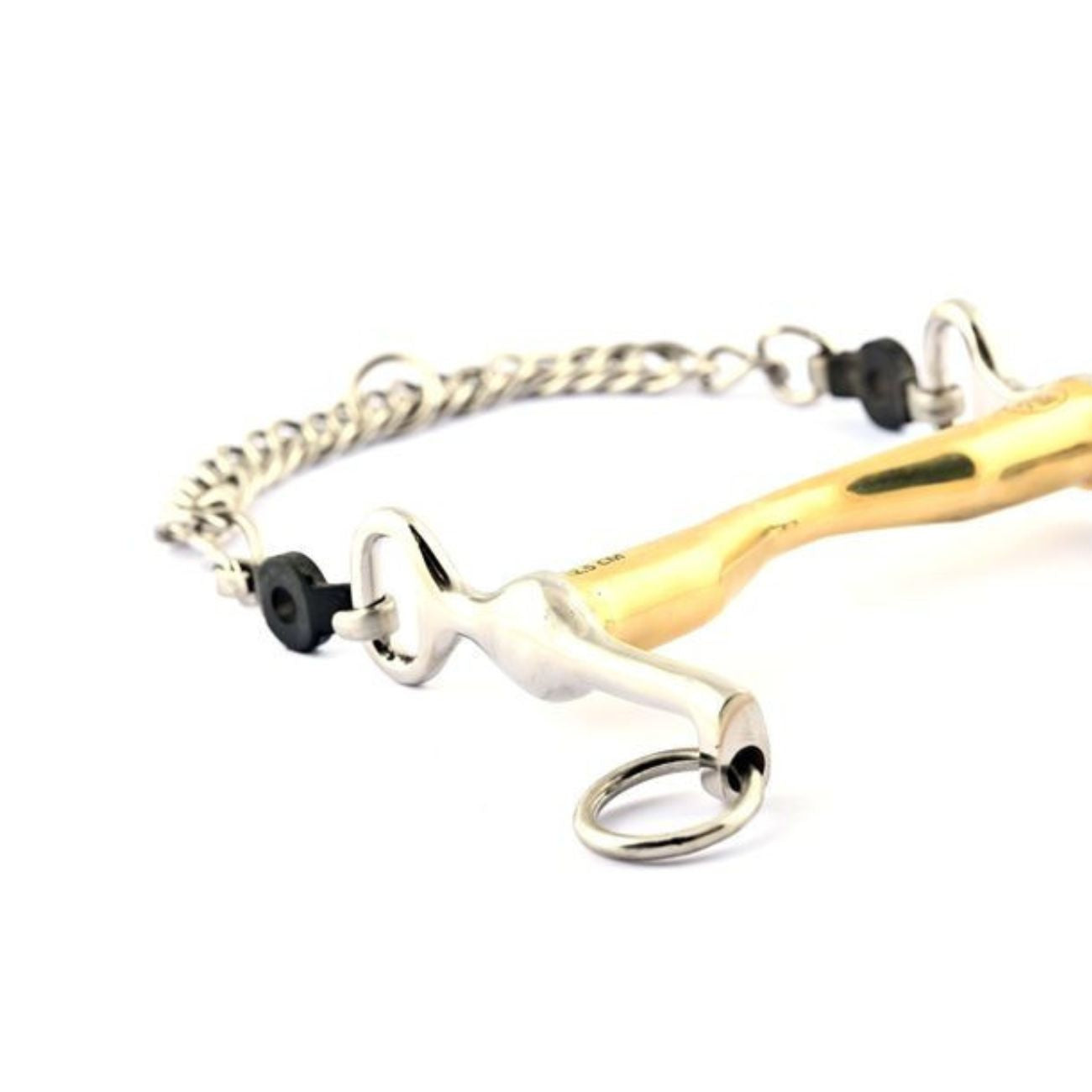 JUMP'IN JUMP'IN MORSO DA BRIGLIA LEVA CORTA JUMP'IN INOX filetti ad anelli 0037 09JU0037 INOX 