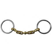 JUMP'IN JUMP'IN FILETTO AD ANELLI CANNA SPEZZATA CON RULLI OTTONE filetti ad anelli 0042 09JU0042 OTTONE 