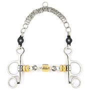 JUMP'IN JUMP'IN PELHAM SPEZZATO IN 3 CON RULLI OTTONE JUMP'IN OTTONE pelham 0077PH 09JU0077PH OTTONE 