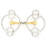JUMP'IN JUMP'IN FILETTO SWIVEL BLOCCATO SPEZZATO IN 3 OTTONE JUMP'IN OTTONE ACCIAIO imboccature speciali 0080A 09JU0080A OTTONE 