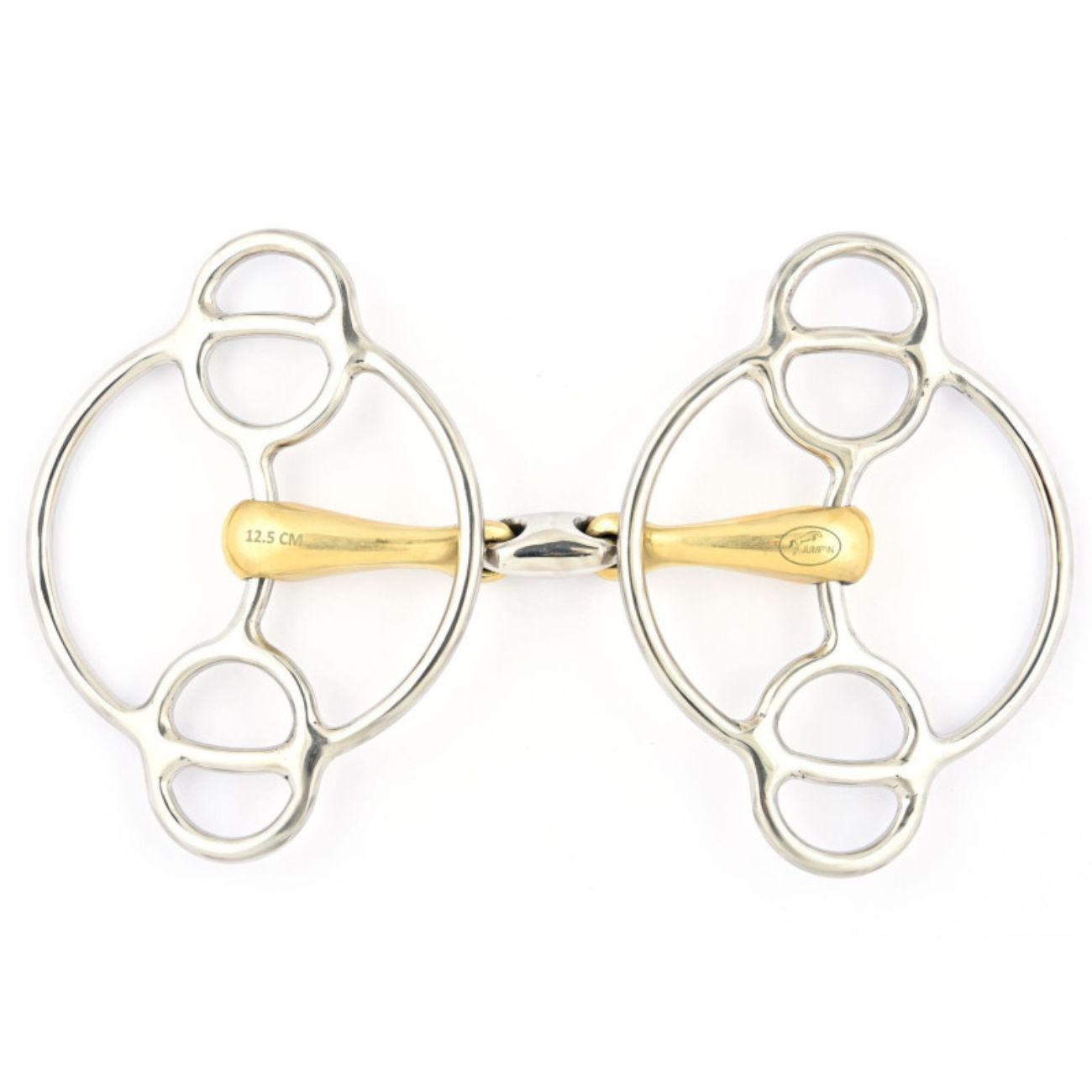 JUMP'IN JUMP'IN FILETTO SWIVEL BLOCCATO SPEZZATO IN 3 OTTONE JUMP'IN OTTONE ACCIAIO imboccature speciali 0080A 09JU0080A OTTONE 
