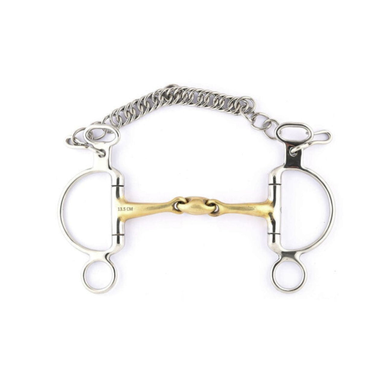 JUMP'IN JUMP'IN FELIPE BITS FRENCH MOUTH SPEZZATO IN 3 OTTONE JUMP'IN OTTONE imboccature speciali 0101 09JU0101 OTTONE 