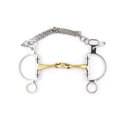 JUMP'IN JUMP'IN FELIPE BITS FRENCH MOUTH SPEZZATO IN 3 OTTONE JUMP'IN OTTONE imboccature speciali 0101 09JU0101 OTTONE 