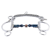 JUMP'IN JUMP'IN FRENCH MOUTH BLUE STEEL FELIPE BIT JUMP'IN INOX imboccature speciali 0102 09JU0102 INOX 