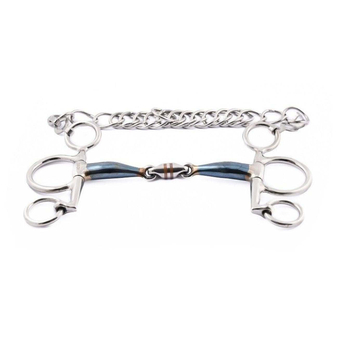 JUMP'IN JUMP'IN PELHAM BLUE STEEL SPEZZATO IN 3 JUMP'IN Blue steel pelham 0145BLUE STEEL 09JU0145 BLUE STEEL 