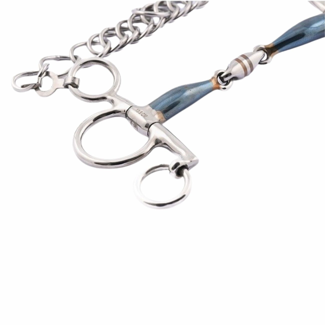 JUMP'IN JUMP'IN PELHAM BLUE STEEL SPEZZATO IN 3 JUMP'IN Blue steel pelham 0145BLUE STEEL 09JU0145 BLUE STEEL 