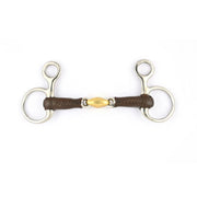 JUMP'IN JUMP'IN BAUCHER SPEZZATO IN 3 RIVESTITO IN CUOIO JUMP'IN OTTONE imboccature speciali 10C 09JU10C OTTONE 