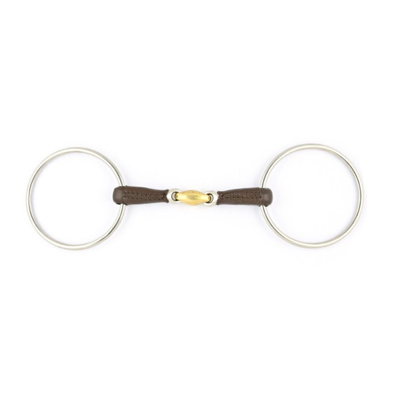 JUMP'IN JUMP'IN FILETTO AD ANELLI SPEZZATO IN 3 RIVESTITO IN CUOIO JUMP'IN OTTONE filetti ad anelli 2C 09JU2C OTTONE 