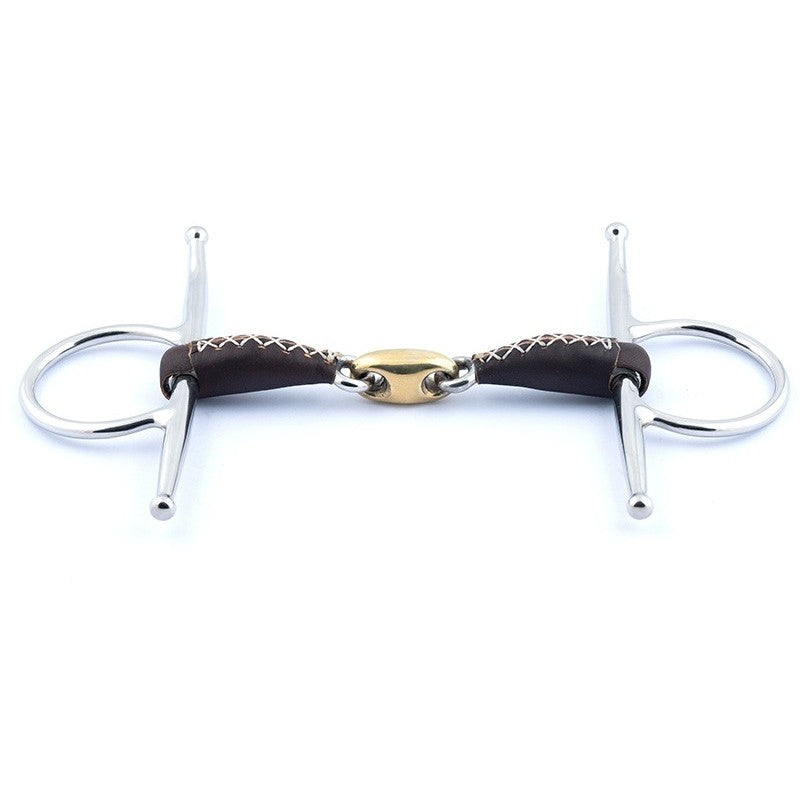JUMP'IN Filetto Ad Aste Spezzato In 3 Rivestito In Cuoio Jump'In 09JU3C OTTONE 