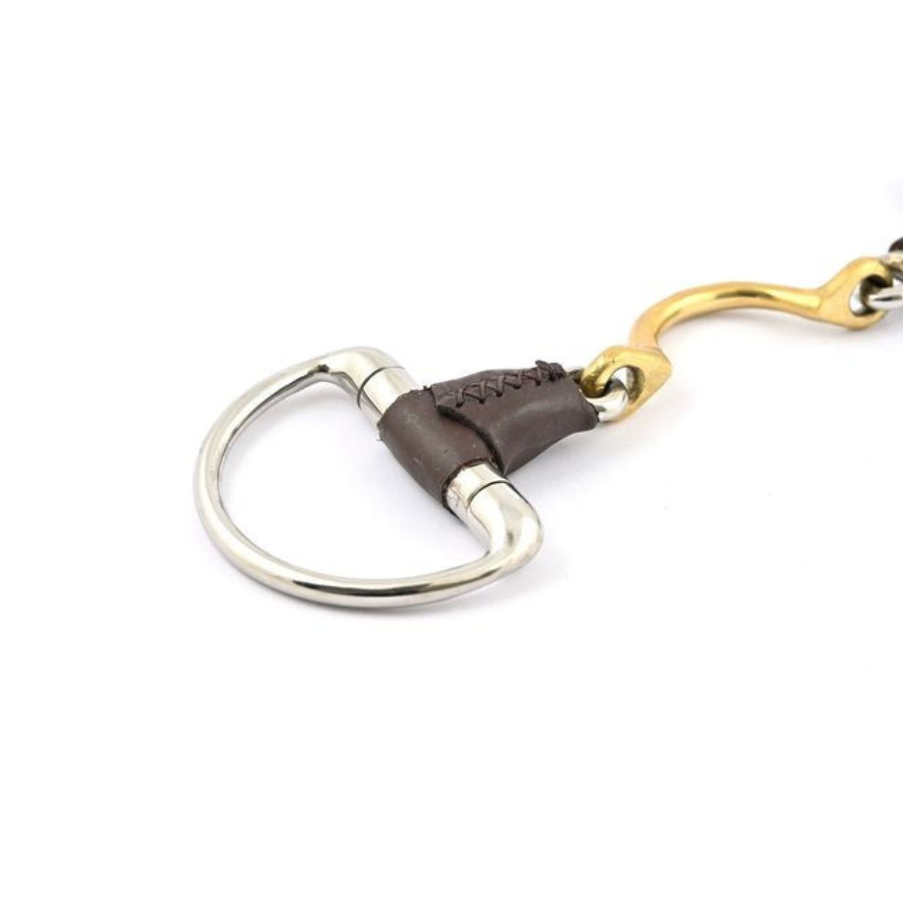 JUMP'IN JUMP'IN FILETTO AD OLIVA RIVESTITO IN CUOIO CON PONTE JUMP'IN OTTONE filetti ad oliva 8D 09JU8D OTTONE 
