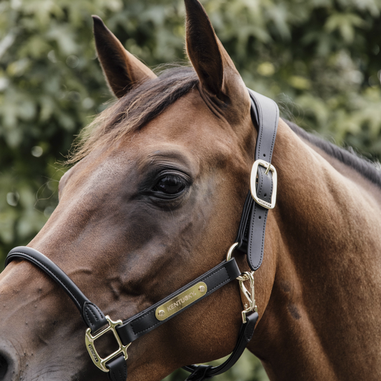 KENTUCKY KENTUCKY CAPEZZA IN CUOIO KENTUCKY Nero capezza per stalla e paddock 42513 01BLACK 