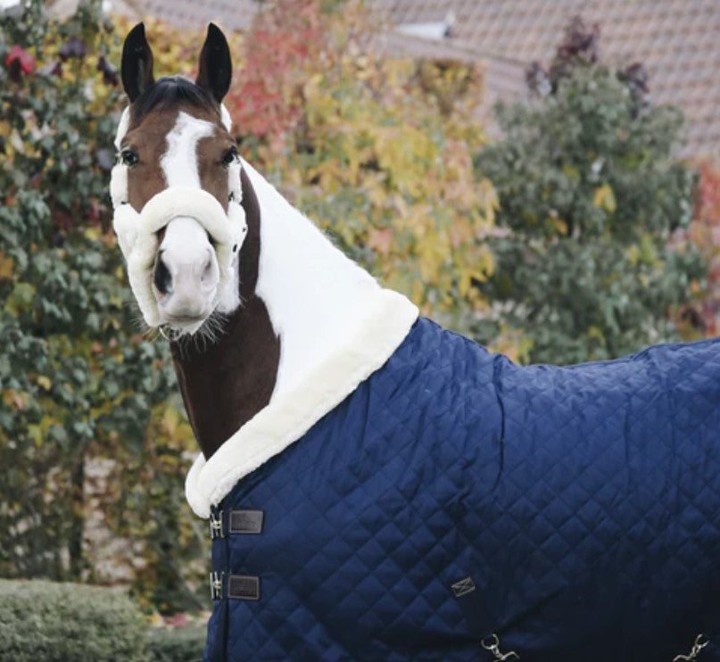 KENTUCKY KENTUCKY COPERTA SHOW RUG VELVET ECO FUR 160g Blu coperta per cavallo 09KT-52171 NAVY 