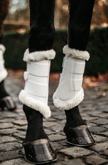 KENTUCKY KENTUCKY BRUSHING BOOTS AIR KENTUCKY Bianco protezioni arti cavallo 42309 02WHITE 