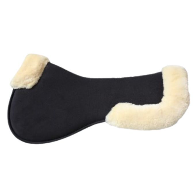 KENTUCKY KENTUCKY ANATOMIC HALF PAD CON PELO KENTUCKY Nero agnellini e gel 42515-01SHEEPSKIN NERO PELO NATURALE 