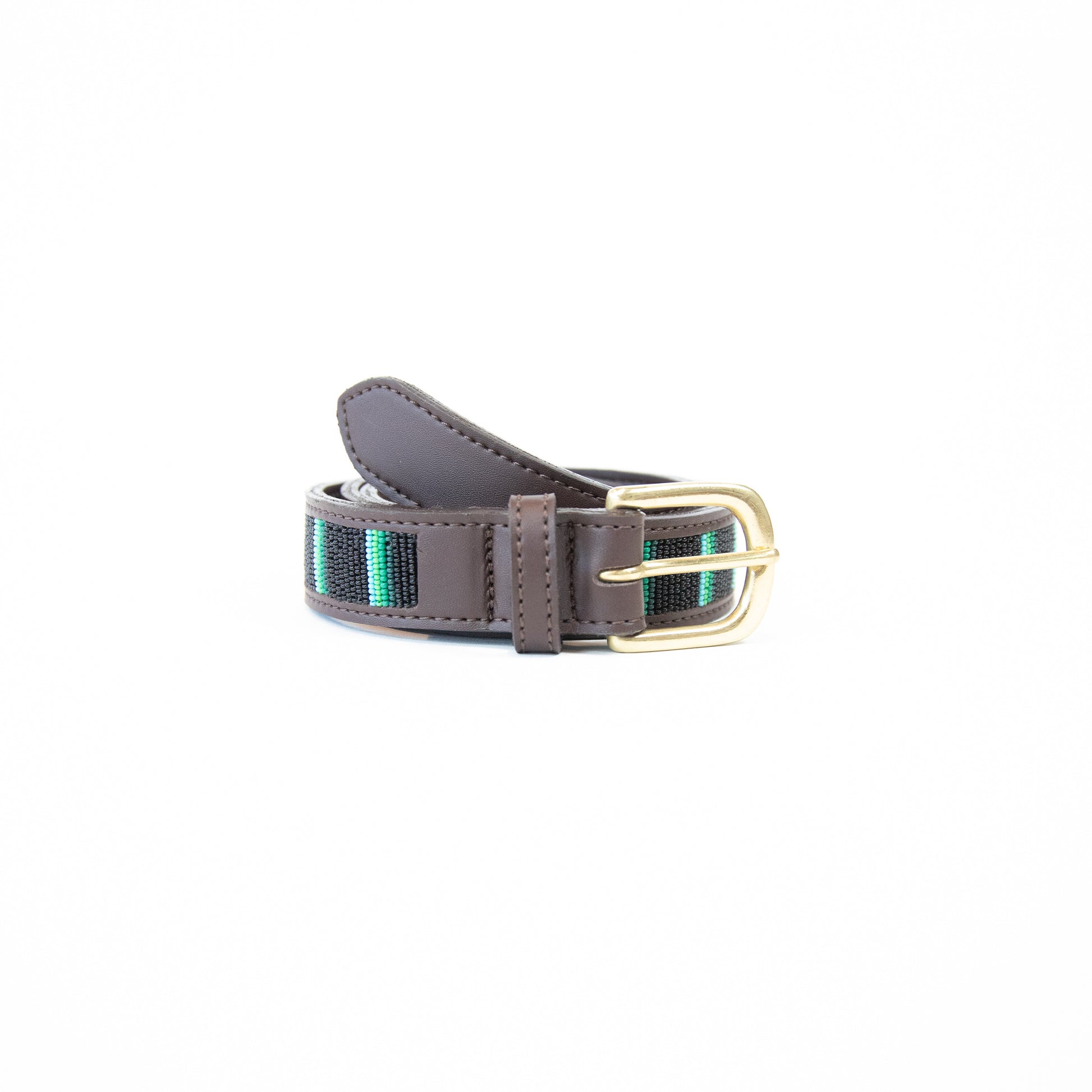 KENTUCKY CINTURA IN CUOIO CON INSERTI FIBBIERIA OTTONE 42556 01BLACK 