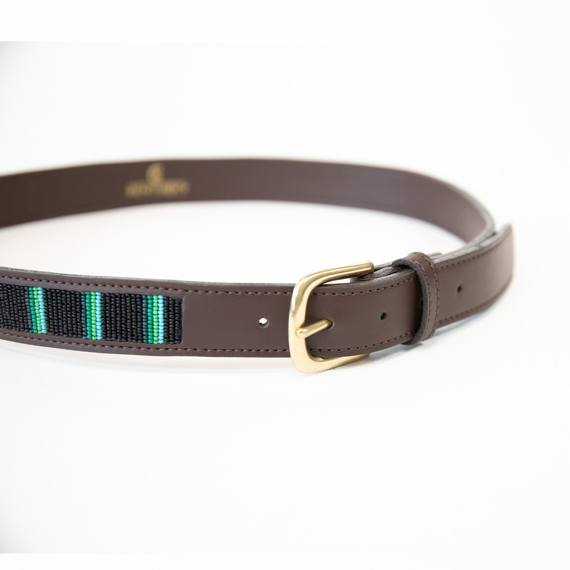 KENTUCKY CINTURA IN CUOIO CON INSERTI FIBBIERIA OTTONE 42556 01BLACK 