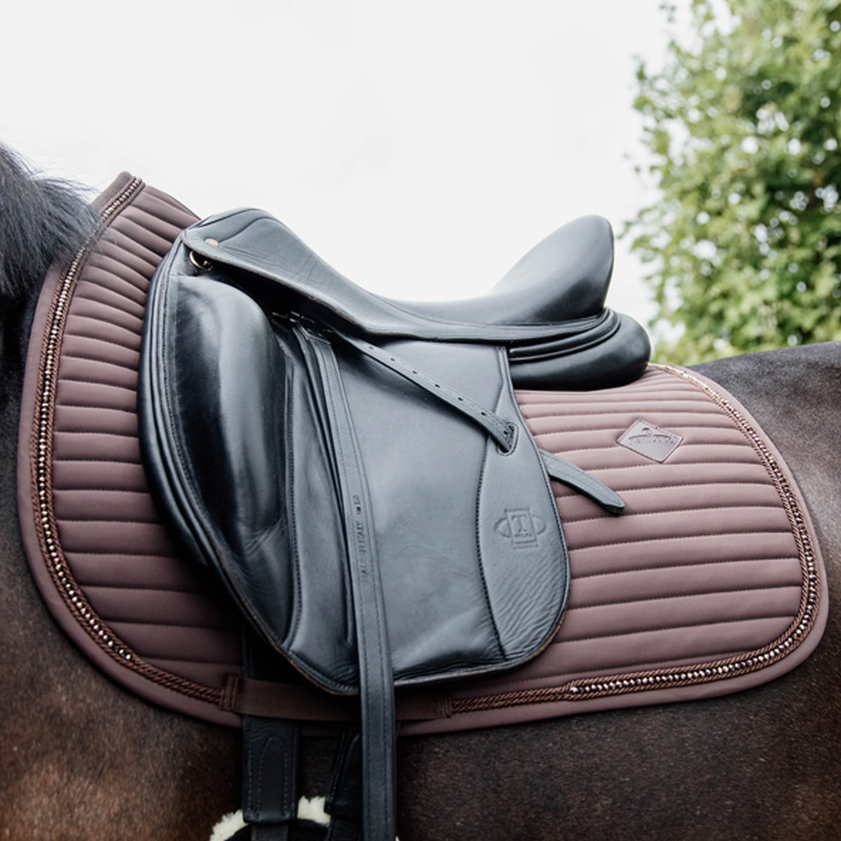 KENTUCKY KENTUCKY SADDLE PAD PEARLS SHOW DRESSAGE KENTUCKY Marrone sottosella tecnico 42572-DR 05BROWN 