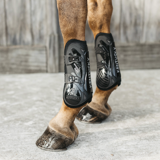 KENTUCKY KENTUCKY PARATENDINI IN BAMBÙ ELASTICO KENTUCKT Nero stinchiere 88101 01BLACK 