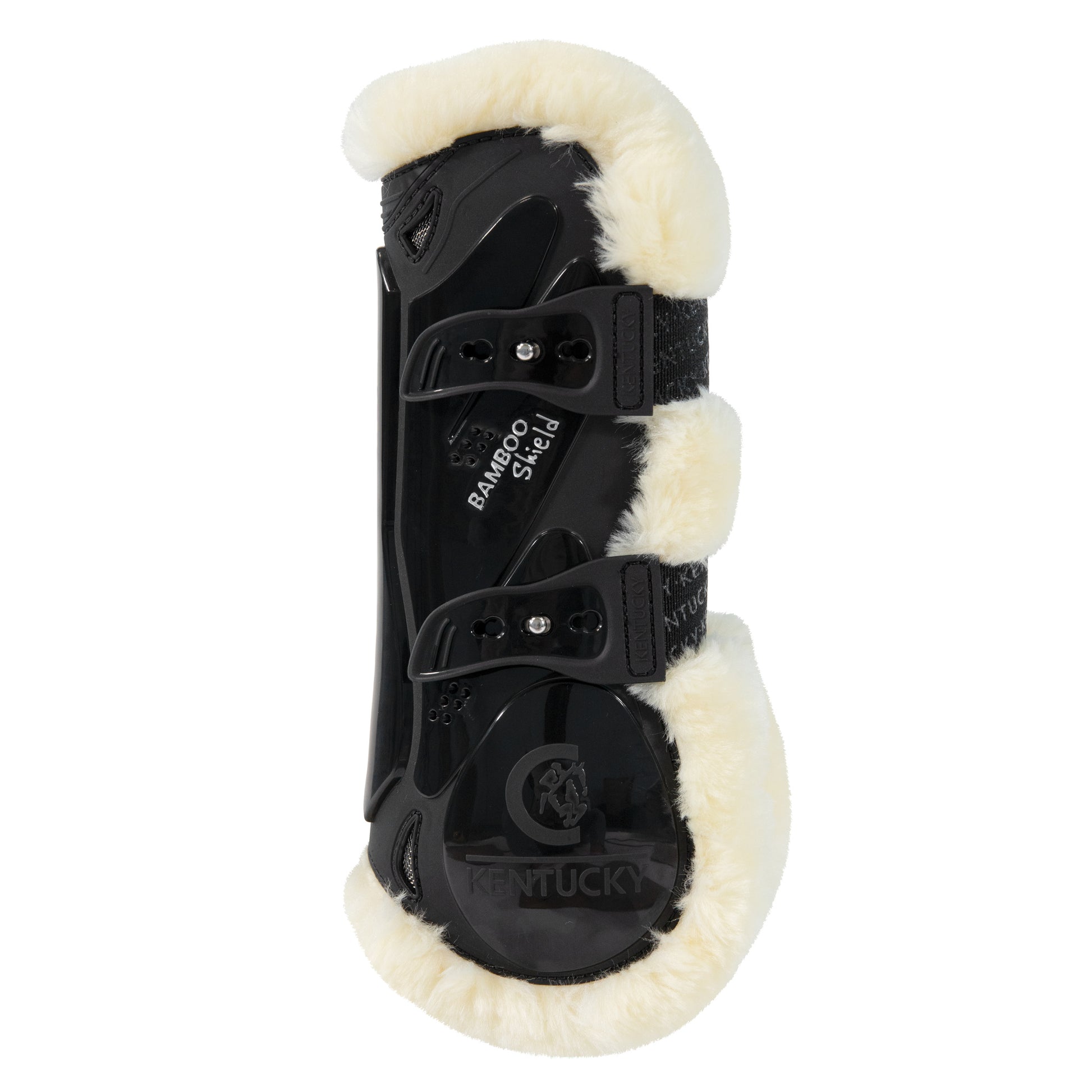 KENTUCKY Stinchiere Vegan Sheepskin Tendon Boots Bamboo Elastic Kentucky Nero 88102 01BLACK 