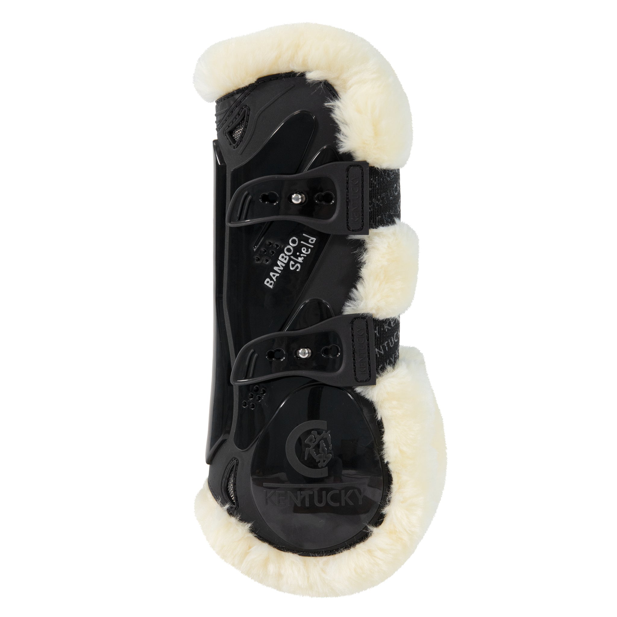 KENTUCKY Stinchiere Vegan Sheepskin Tendon Boots Bamboo Elastic Kentucky Nero 88102 01BLACK 