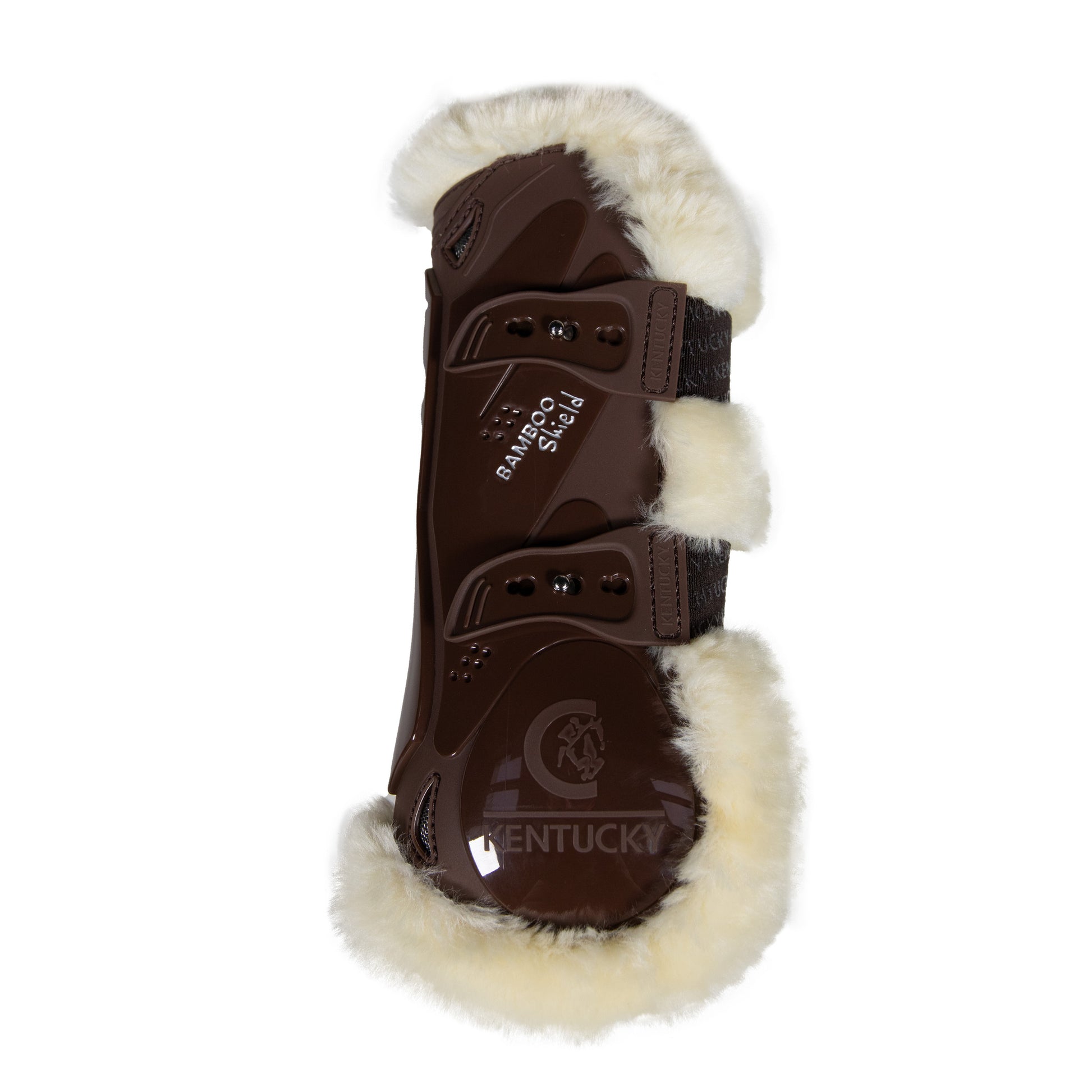 KENTUCKY Stinchiere Vegan Sheepskin Tendon Boots Bamboo Elastic Kentucky Marrone 88102 05BROWN 