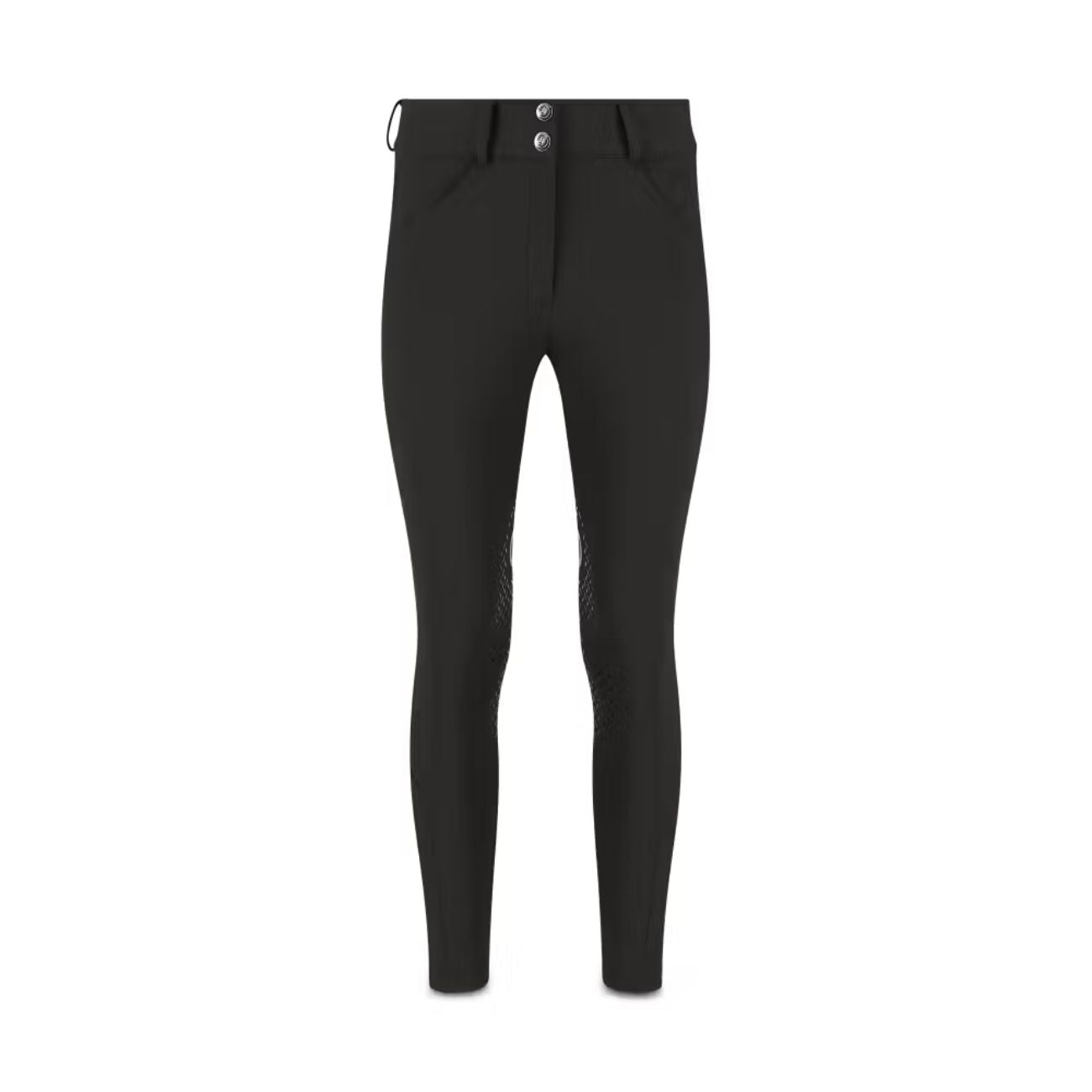 KENTUCKY KENTUCKY Miami Women Breeches Knee Grip KENTUCKY Nero pantaloni da equitazione 32002 01BLACK 