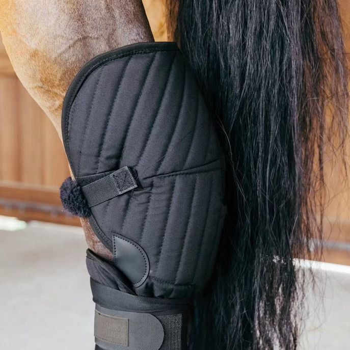 KENTUCKY Paracolpi Transport Stable Bandage Pad with Hock Protection Kentucky 42118 01BLACK 