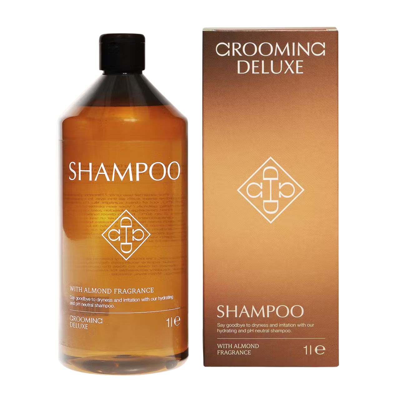 GROOMING DELUXE GROOMING DELUXE Horse Shampoo Almond 1L Grooming Deluxe nan Shampoo Cavallo Idratante 42417 NEUTRO 