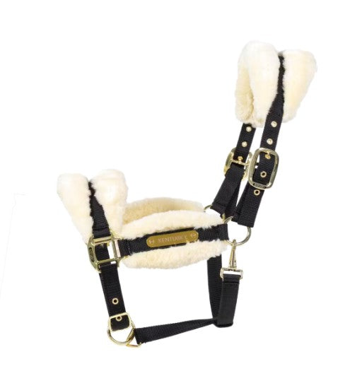 KENTUCKY KENTUCKY NYLON SHEEPSKIN HALTER SOFT KENTUCKY Bianco capezza per stalla e paddock 42565 02NATURAL 